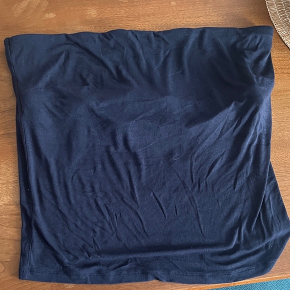 Universal Standard Tops - Universal Standard Foundation Navy Blue Tube Top